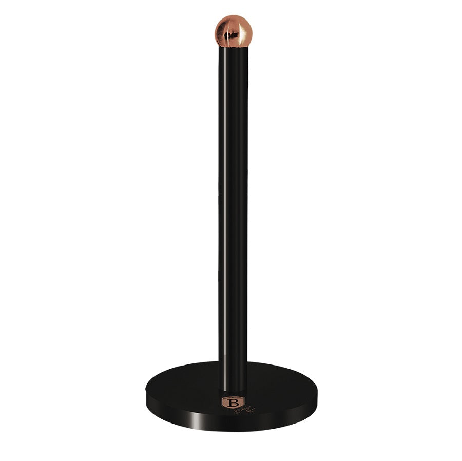 Porta Papel Toalla de Metal Negro Berlinger Haus BH-1737