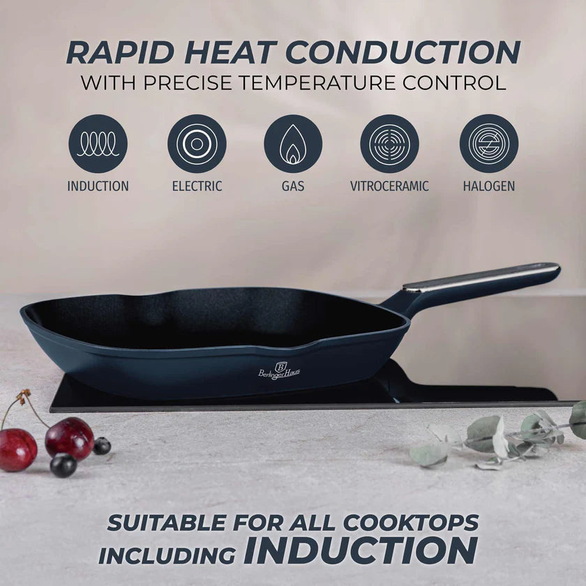 Sartén con Parrilla 28cm Azul Berlinger Haus BH-8373