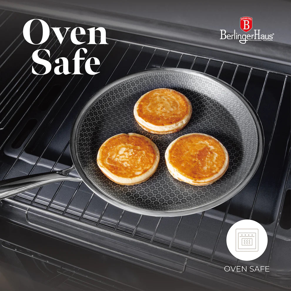 (LLEGANDO 16 DE ENERO) Sartén de Acero Inoxidable Pancake Pan 26cm Eternal Collection Berlinger Haus BH-8506N
