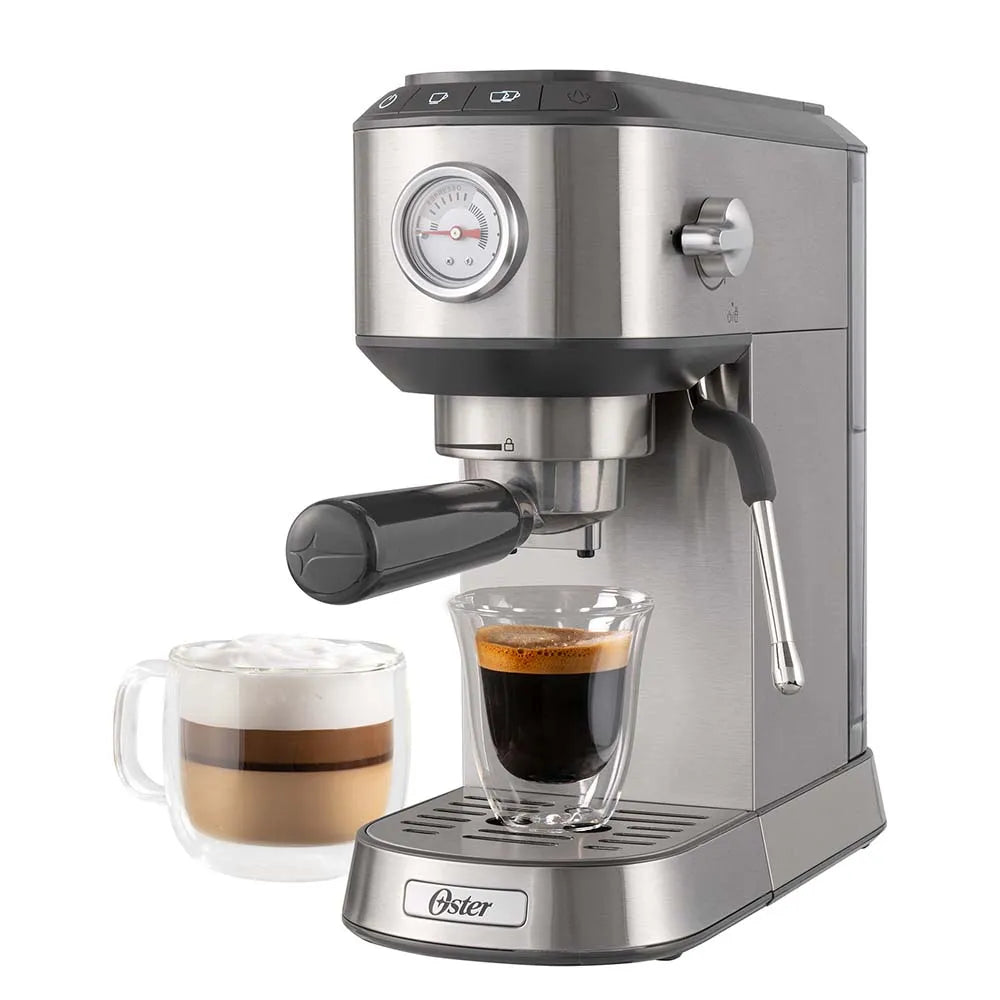 Cafetera Compacta para Café Espresso y Cappuccino 4 Tazas 1500W Oster BVSTEM7200