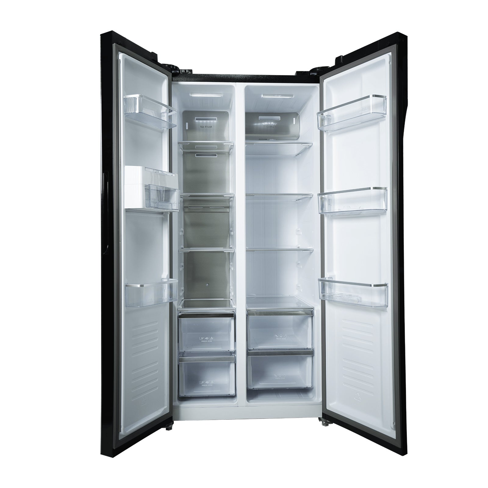 (POR PEDIDO) Refrigeradora Side By Side 15.4p3/435L BLACK Drija