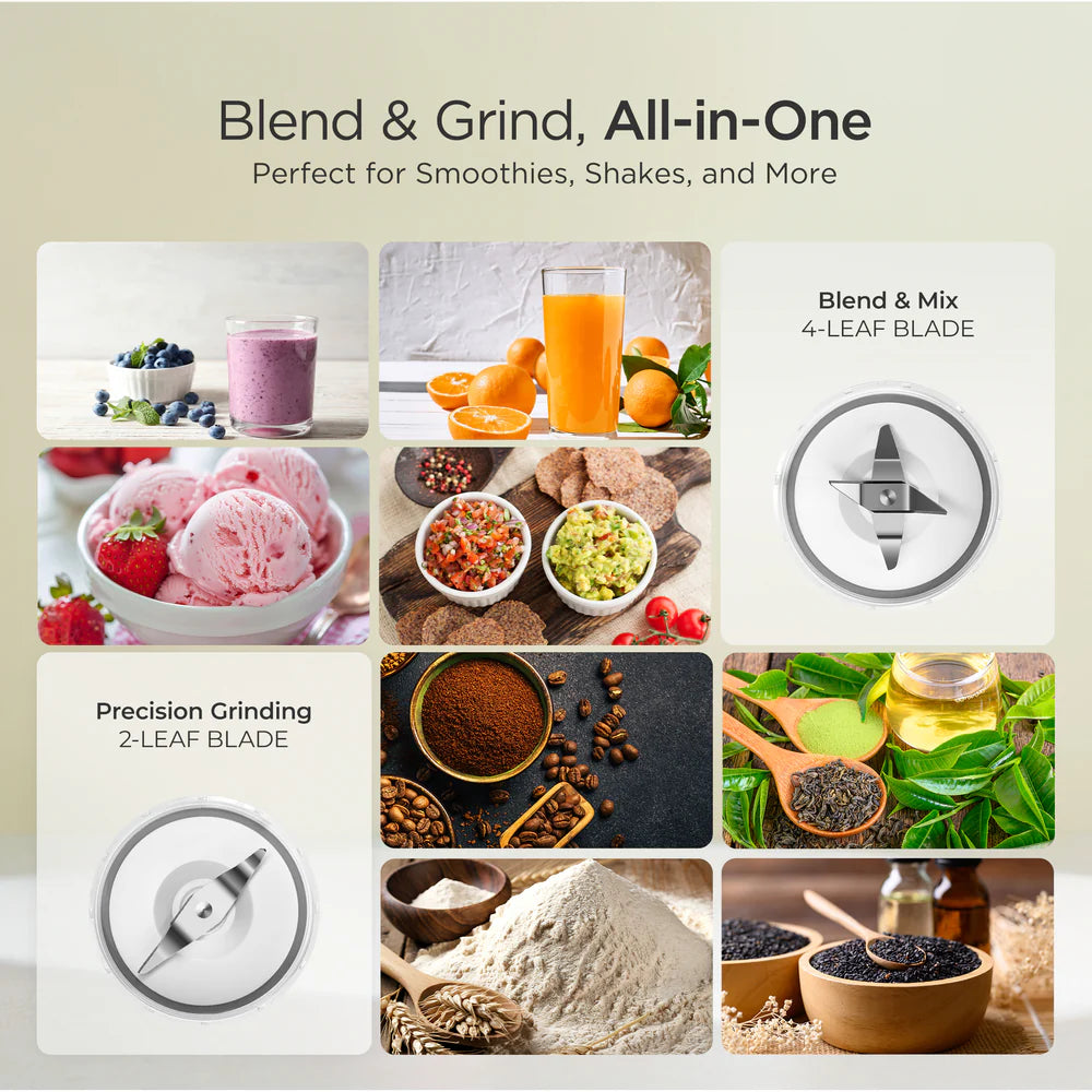 Licuadora Personal Cuckoo CFM-D60W 500 ml | Blender Compacto Coreano One-Touch