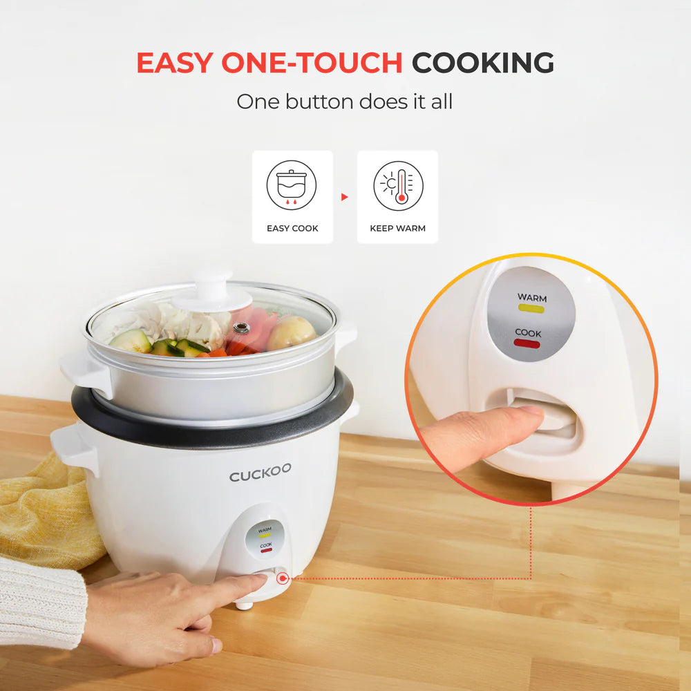 Olla Arrocera Cuckoo CR-0601C 6 Tazas | Rice Cooker Coreana Multifuncional
