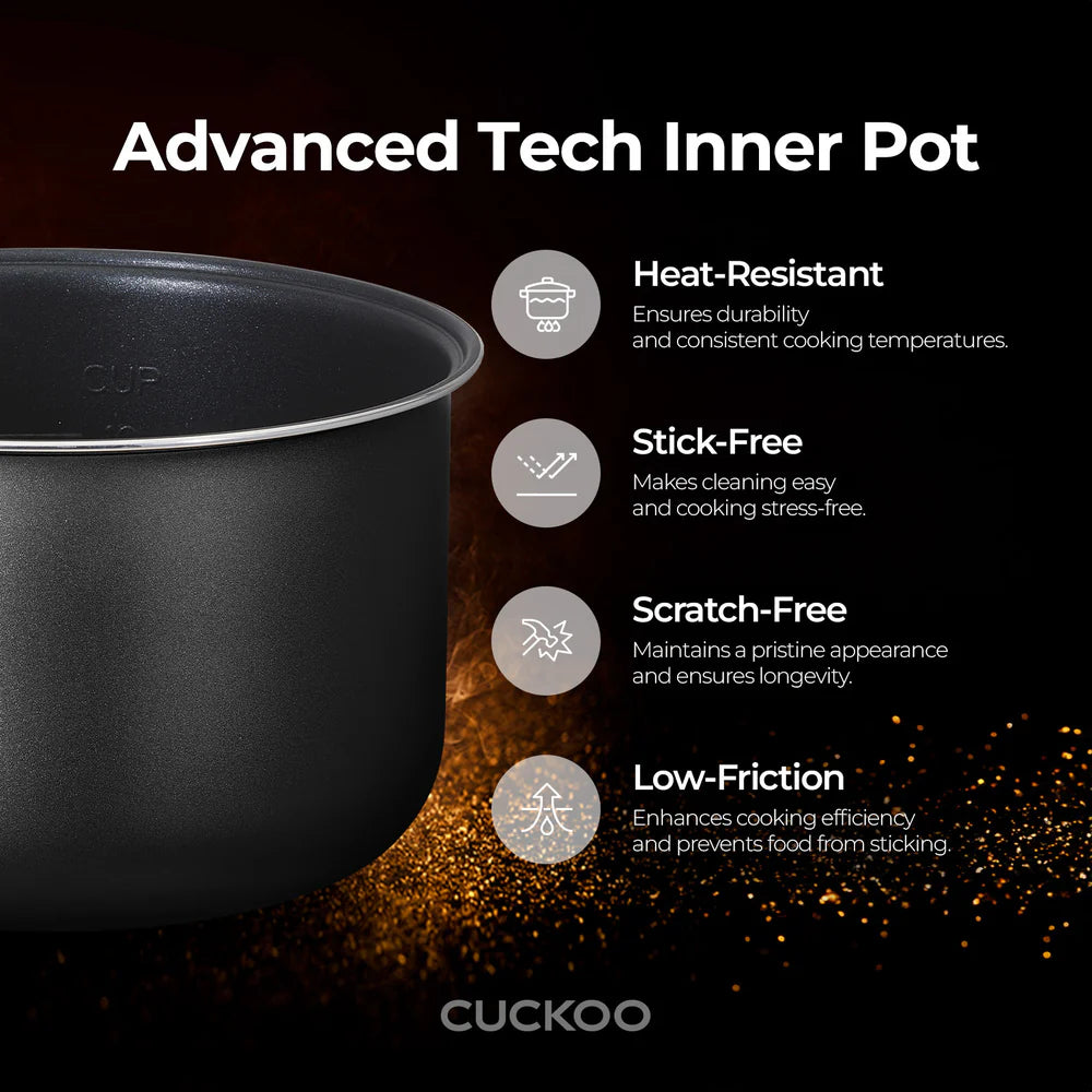 Olla Arrocera Cuckoo CR-1095 10 Tazas | Rice Cooker Coreana Multifuncional
