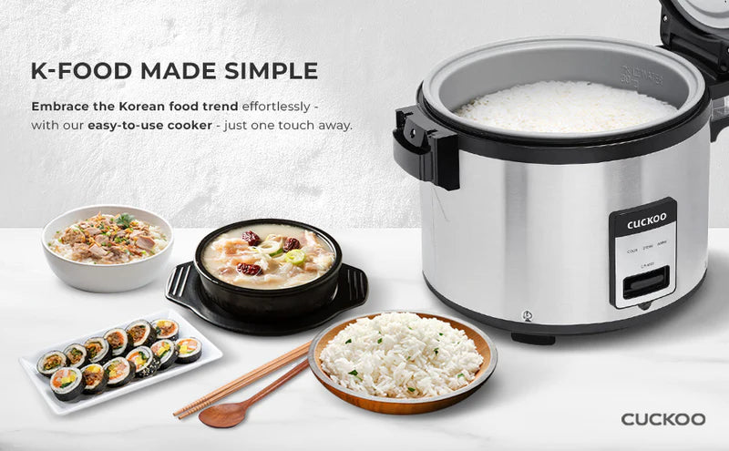 Olla Arrocera Comercial Cuckoo CR-3032 30 Tazas | Rice Cooker Profesional Coreano