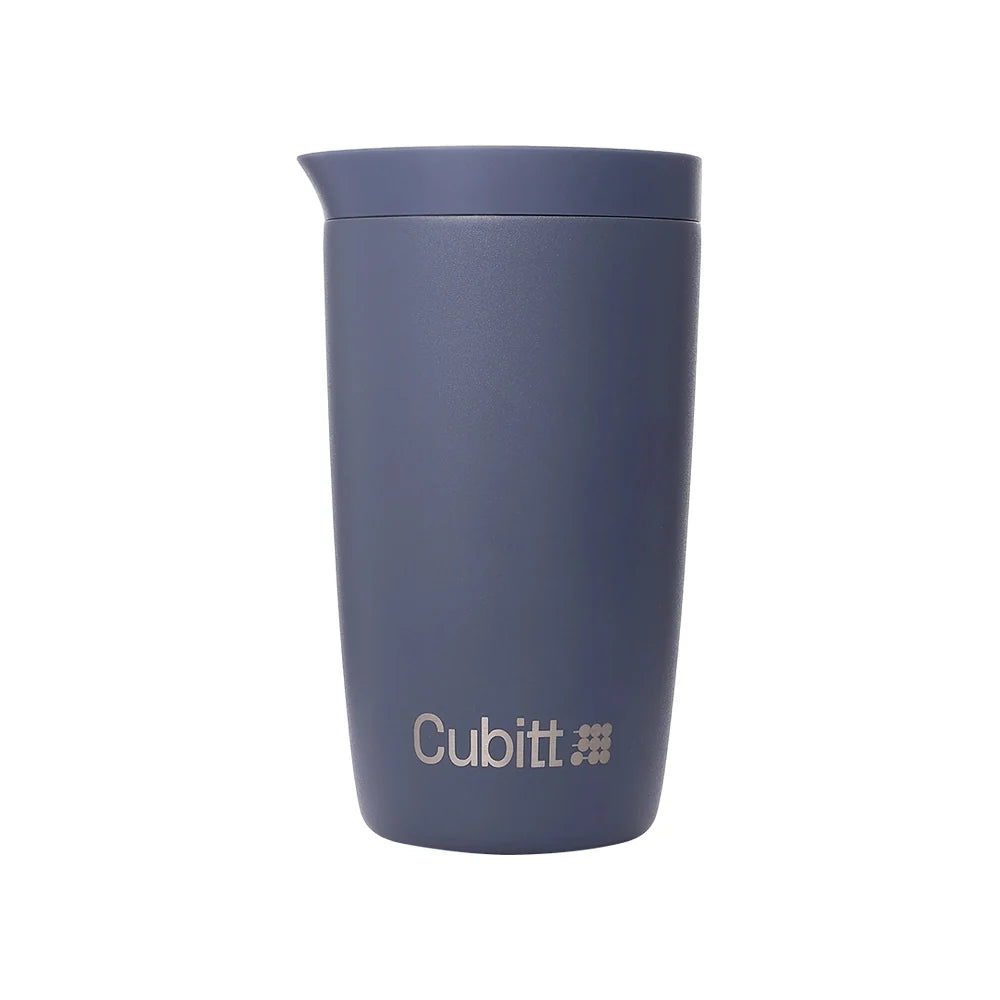 Vaso Térmico para Café Cubitt 12 oz (355 ml) de Acero Inoxidable con Interior Cerámico, Aislamiento al Vacío y Tapa Antiderrames CT-COF2N