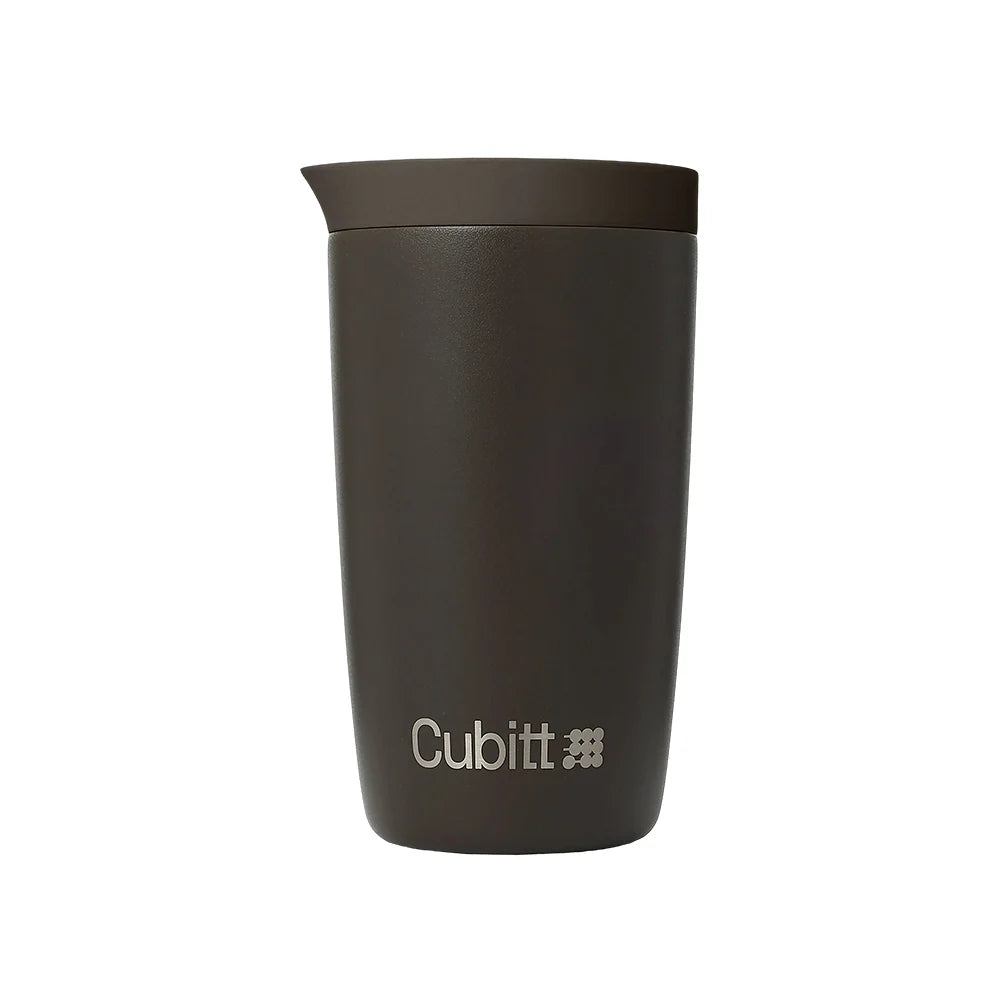 Vaso Térmico para Café Cubitt Coffee Mug 12 oz (355 ml) de Acero Inoxidable con Interior Cerámico, Tapa Antiderrames y Aislamiento al Vacío CT-COF9E
