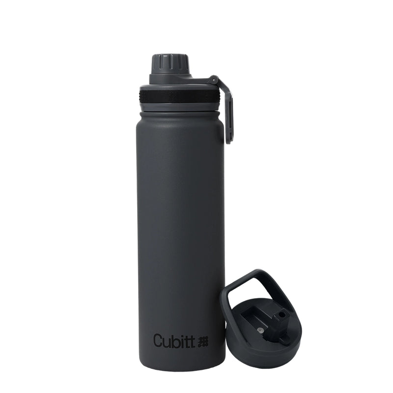 Termo Cubitt Hydro Bottle CTHB2400M-18 24 oz / 710 ml – Acero Inoxidable, Doble Pared, Color Concrete