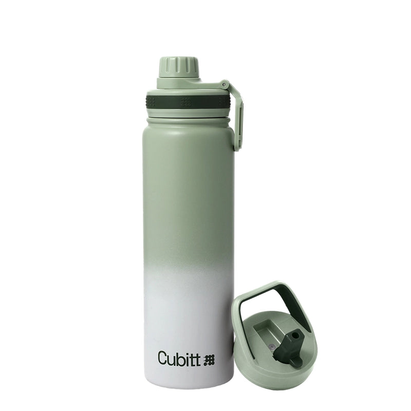 Termo Cubitt Hydro Bottle CTHB2400M-33 24 oz / 710 ml – Acero Inoxidable, Doble Pared, Verde Degradado
