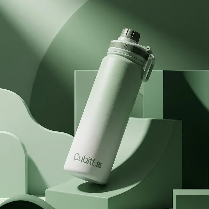 Termo Cubitt Hydro Bottle CTHB2400M-33 24 oz / 710 ml – Acero Inoxidable, Doble Pared, Verde Degradado