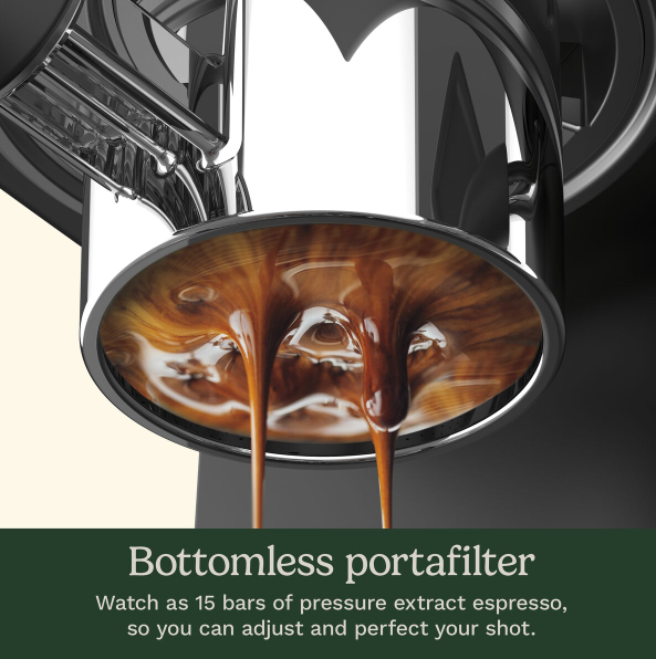 Cafetera de Café Espresso Bar Slim 15 Bares 1.5L Cuisinart EM-160 Coffee. Expresso. CUISINART