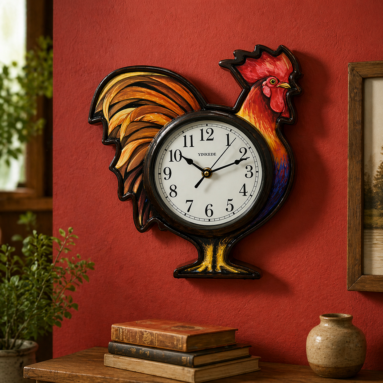 (LLEGANDO 5 DE MAYO) Reloj de Pared Diseño Gallo MC30-123-1