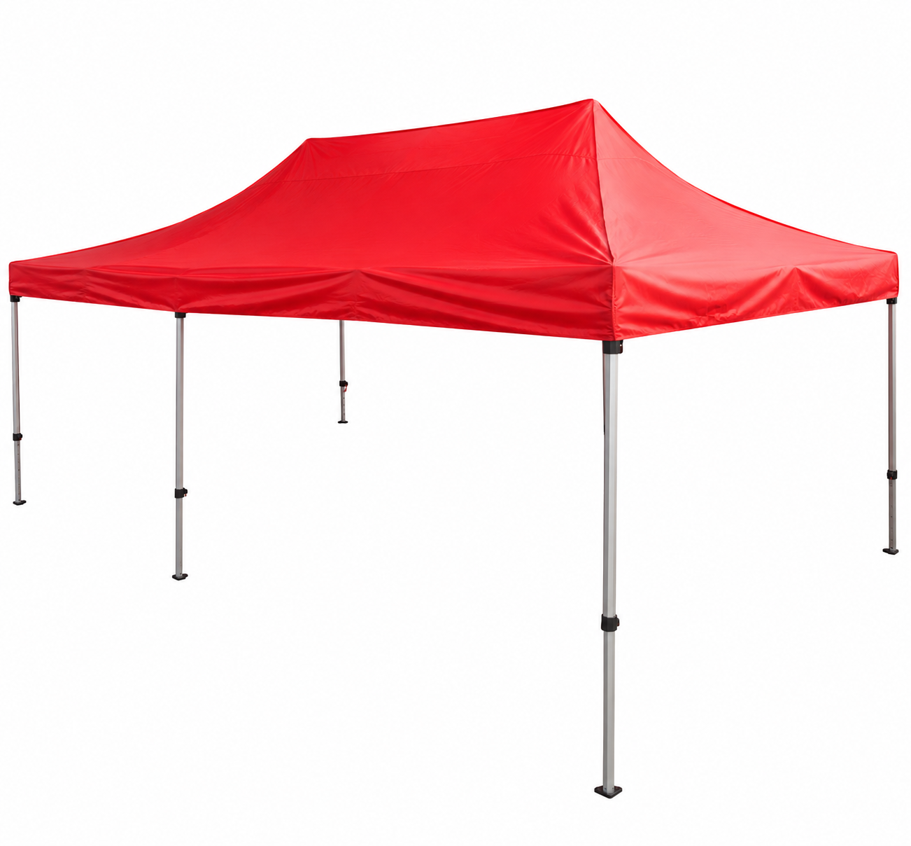 Tolda Plegable 3x6m Impermiable Rojo BZD-036-RED Gazebo. Carpa.