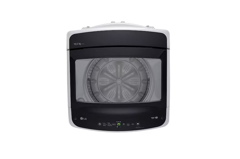 Lavadora Automática Carga Superior 19kg Smart Inverter TurboDrum Smart Motion Gris LG WT19DVTM