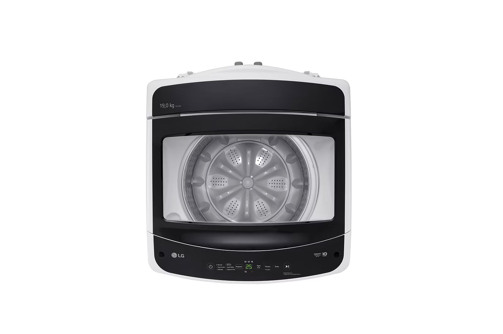 Lavadora Automática Carga Superior 19kg TurboDrum Smart Diagnosis Blanco LG WT19WVTM