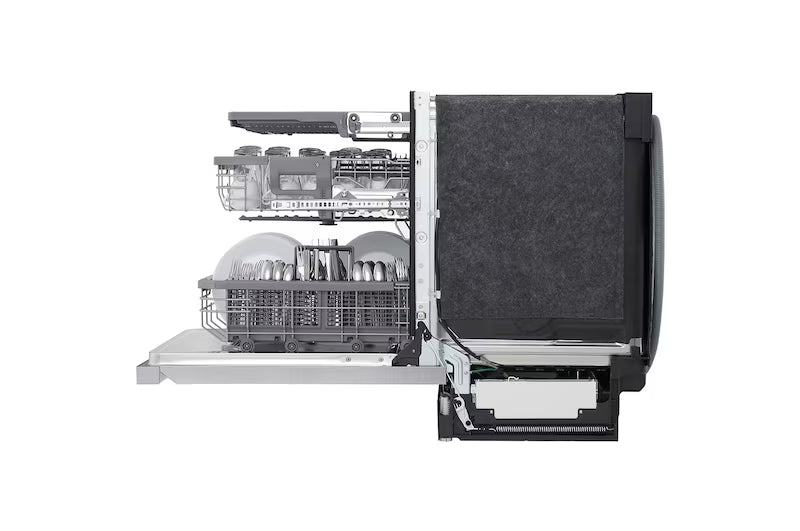 Lavavajillas Lavaplatos 24" QuadWash TrueSteam con ThinQ Wifi de Empotrar LG LDP6810SS
