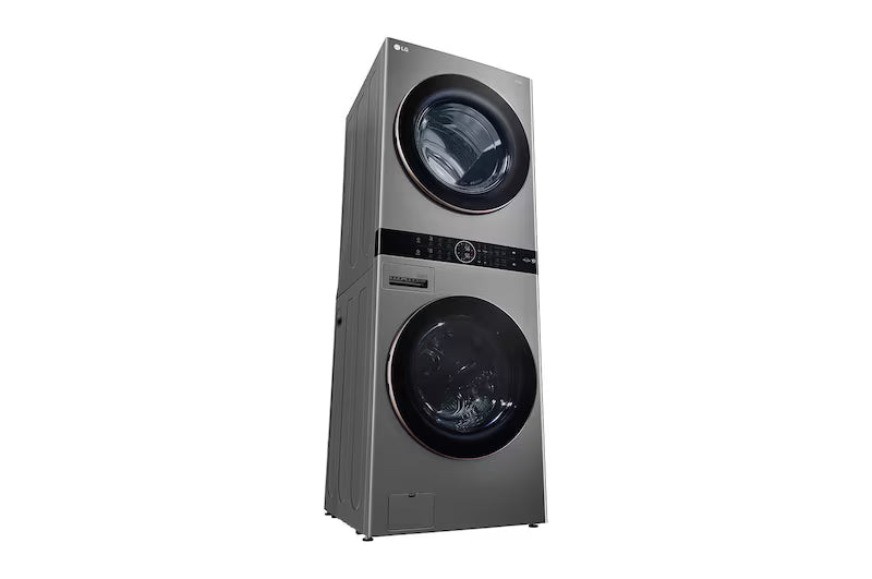 Centro de Lavado Torre de Lavado 22kg Lavadora Eléctrica y Secadora a Gas con AI DD & Sensor AI con Inteligencia Artifical ThinQ LG WK22VS6P LG