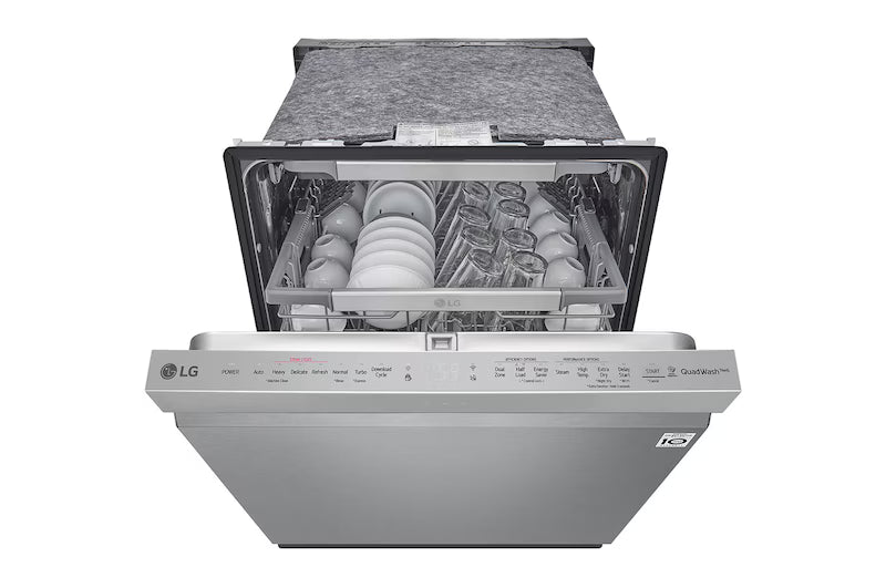 Lavavajillas Lavaplatos 24" QuadWash TrueSteam con ThinQ Wifi de Empotrar LG LDP6810SS