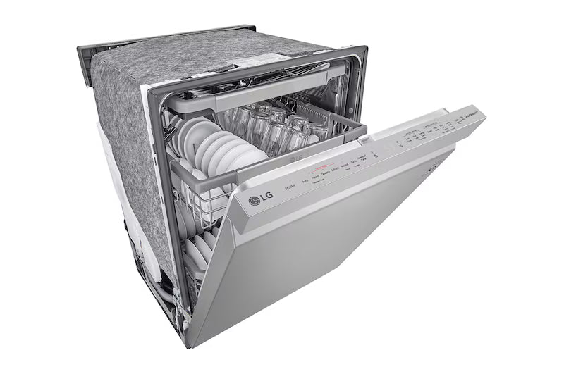Lavavajillas Lavaplatos 24" QuadWash TrueSteam con ThinQ Wifi de Empotrar LG LDP6810SS