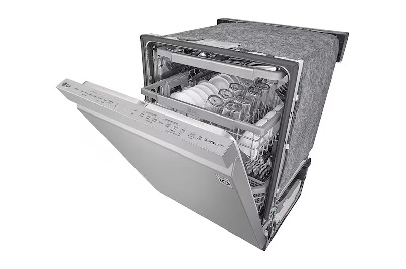 Lavavajillas Lavaplatos 24" QuadWash TrueSteam con ThinQ Wifi de Empotrar LG LDP6810SS