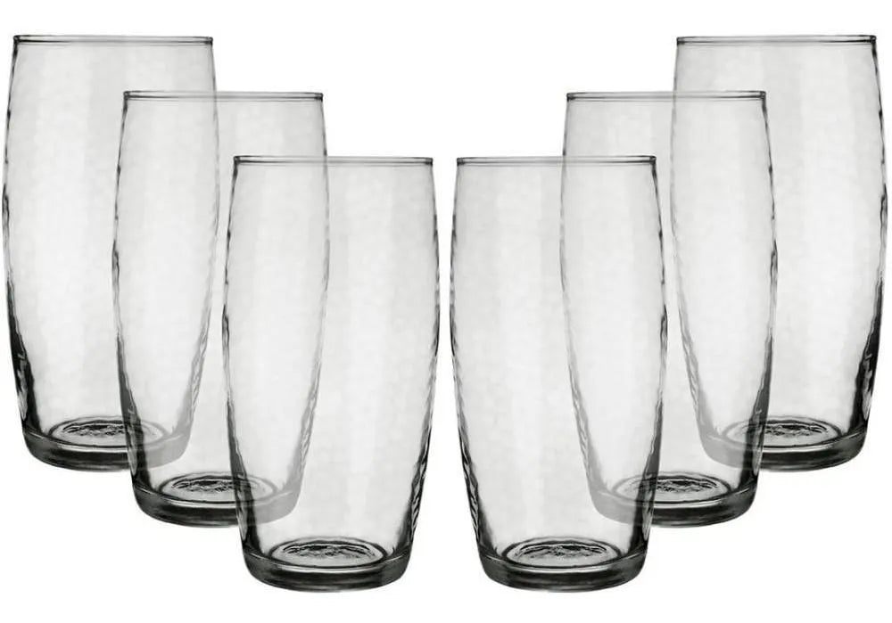 Set 6 Vasos de Vidrio Favo 430ml Nadir 76420200762849