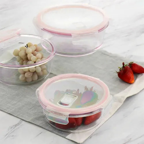 Envase de Vidrio con Tapa 650ml 16767-11-1 Lonche. Lonchera. Vasija.