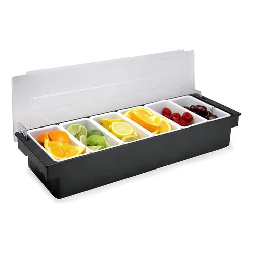 Almacenador de 6 Compartimientos de Plástico 808031-6