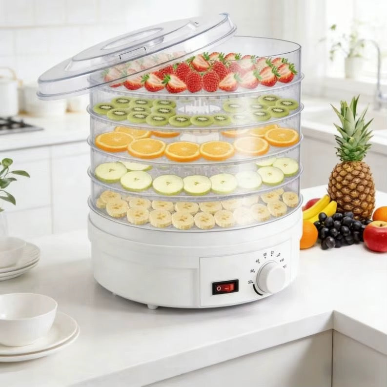 Máquina Deshidratadora de Alimentos Frutas Eléctrica de 5 Niveles SMX-01