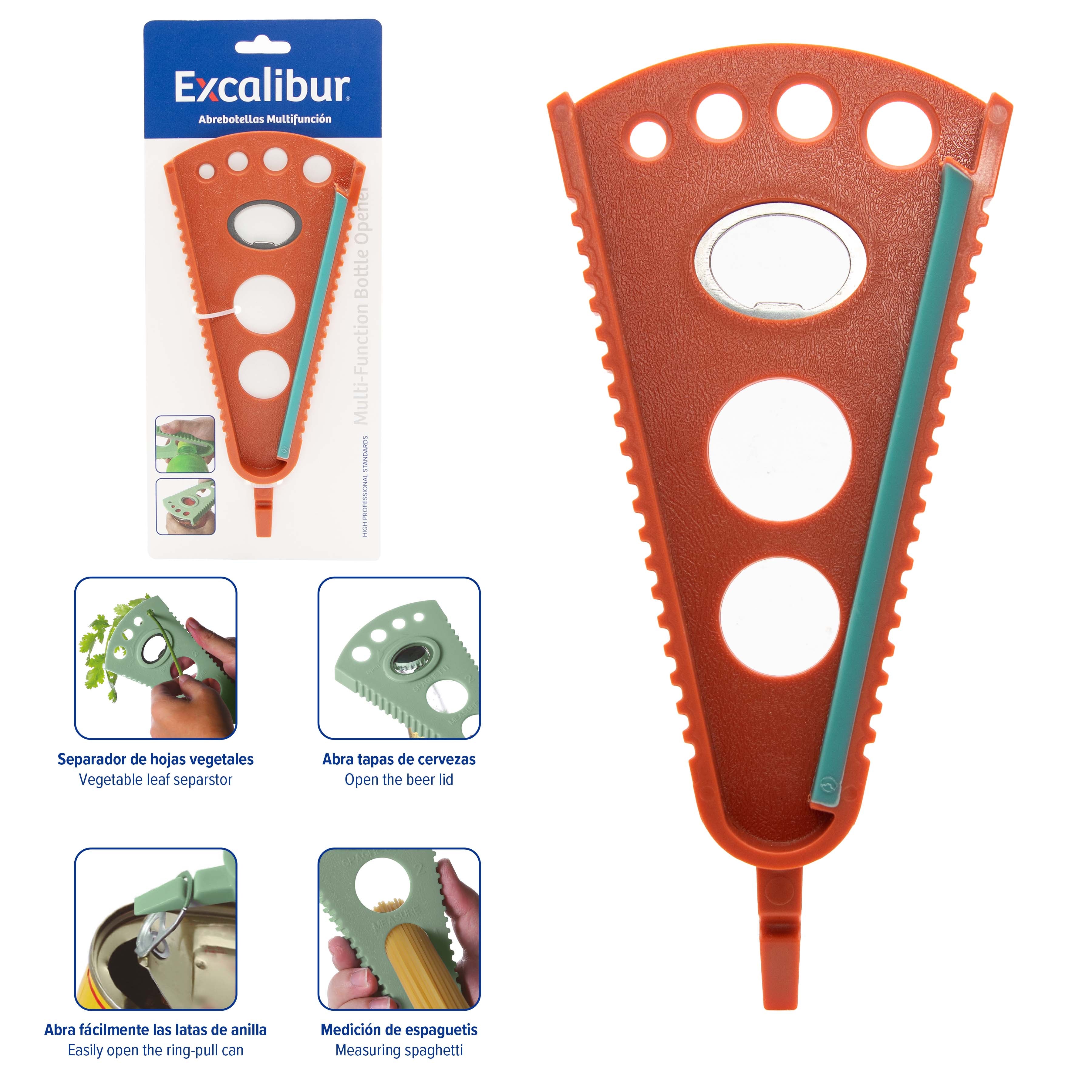 Abridor de Latas y Botellas Excalibur EX-KT2306