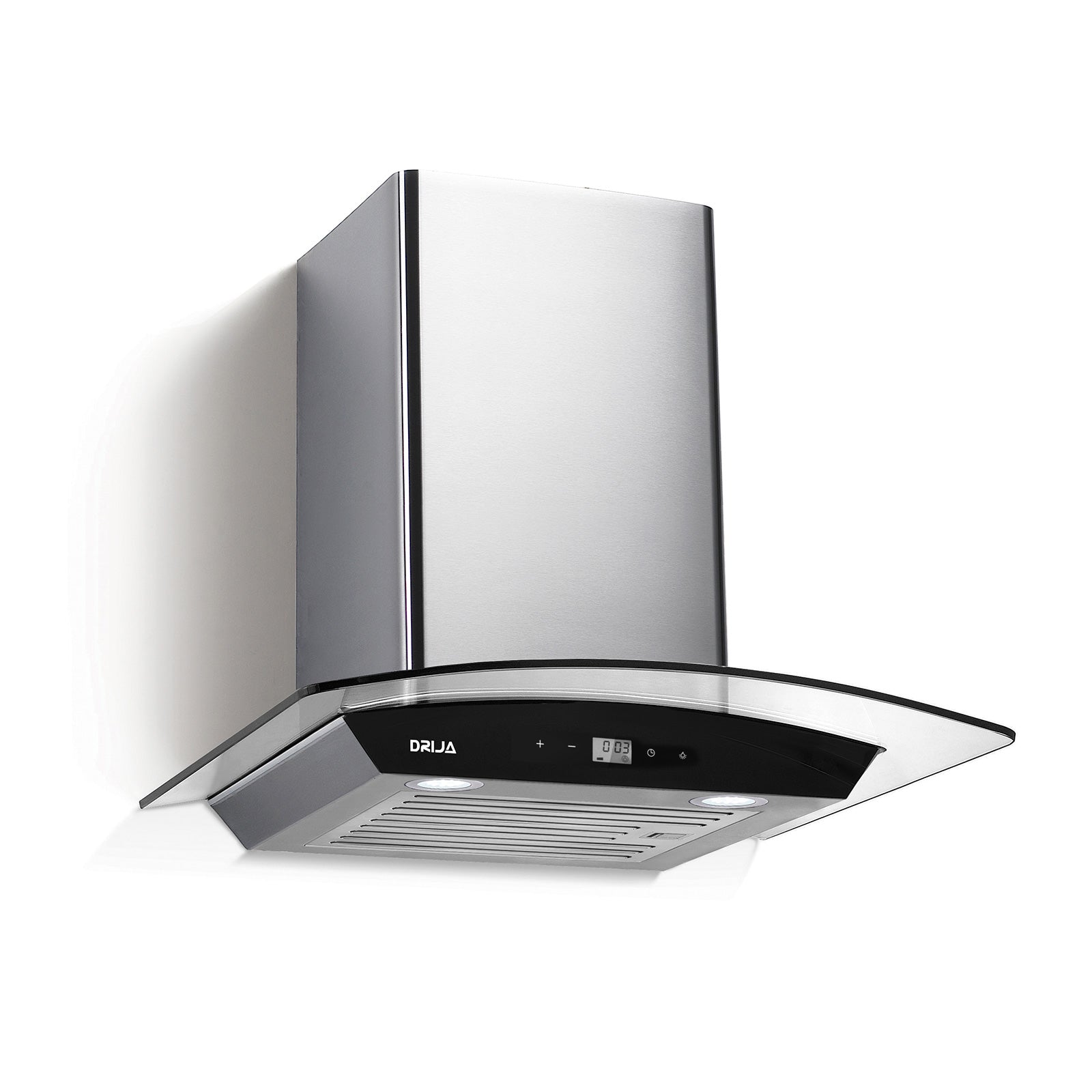 Extractor de Grasa Tipo Campana de Acero Inoxidable Prisma Touch 60 Drija