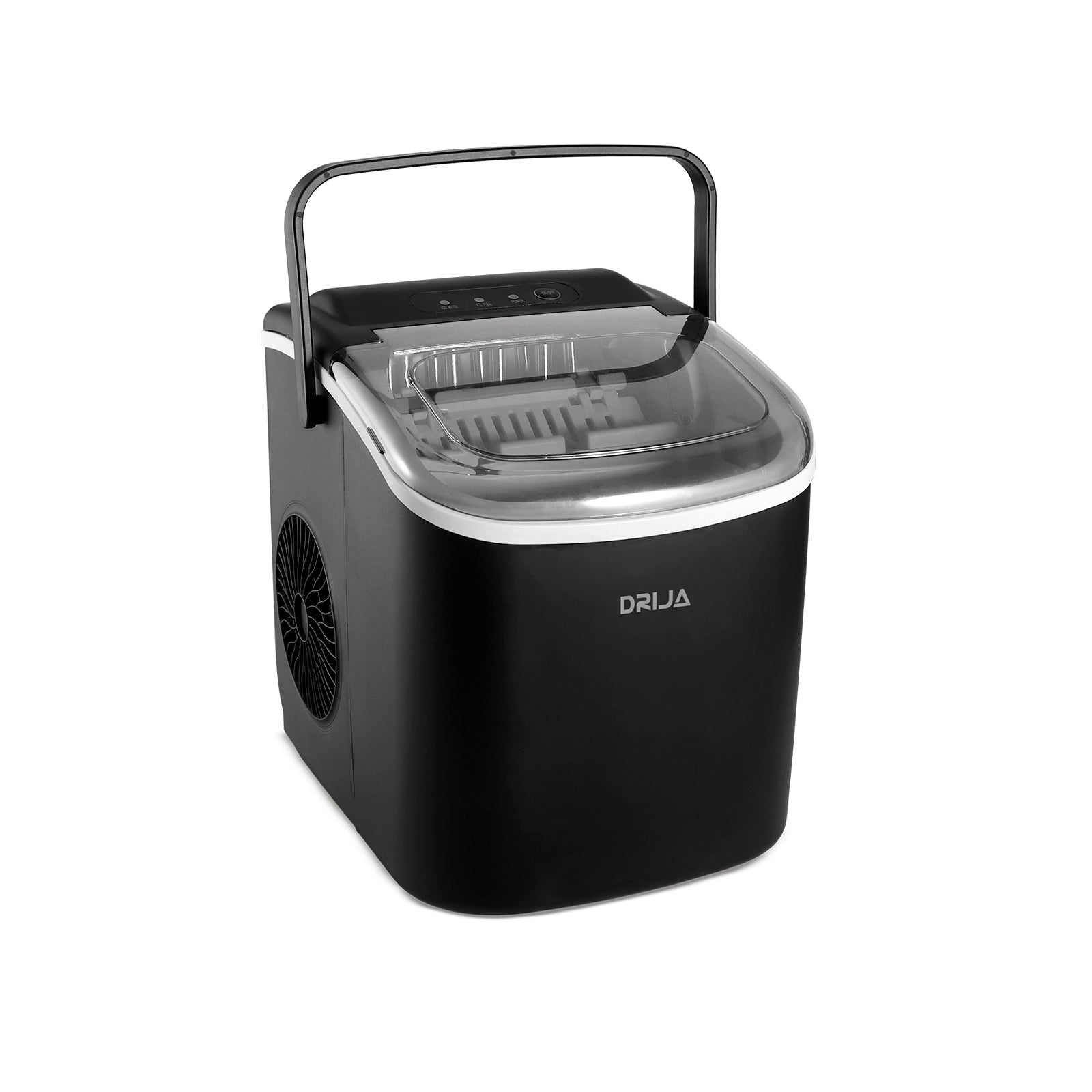 Máquina Fabricador de Hielo 12kg Negro Drija FH12-BLACK Máquina de Hielo.