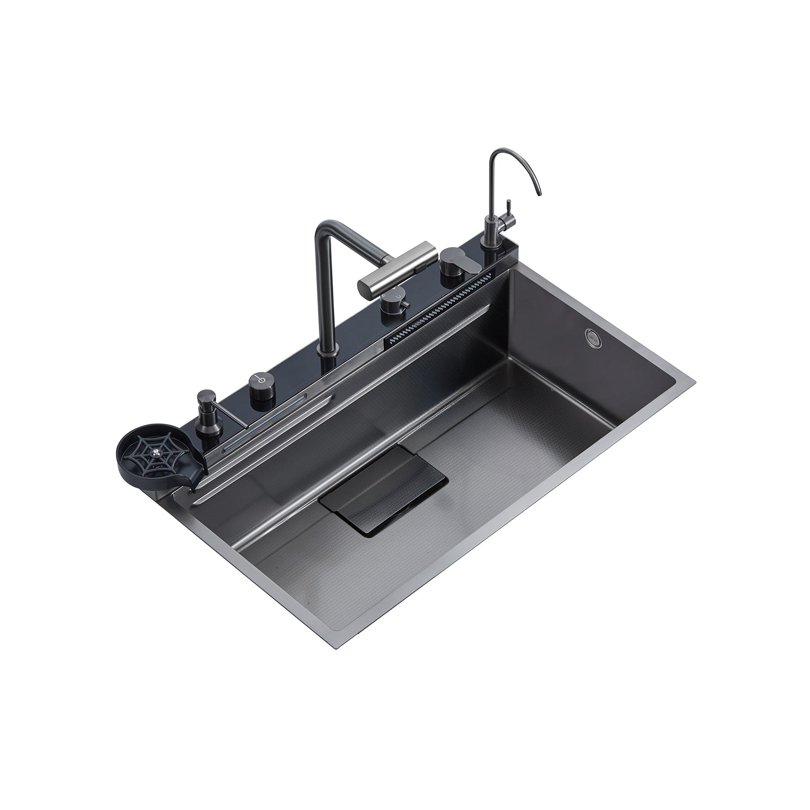 Fregador Multifuncional de Acero Inoxidable 304 Satinado Amalfi 84 Drija