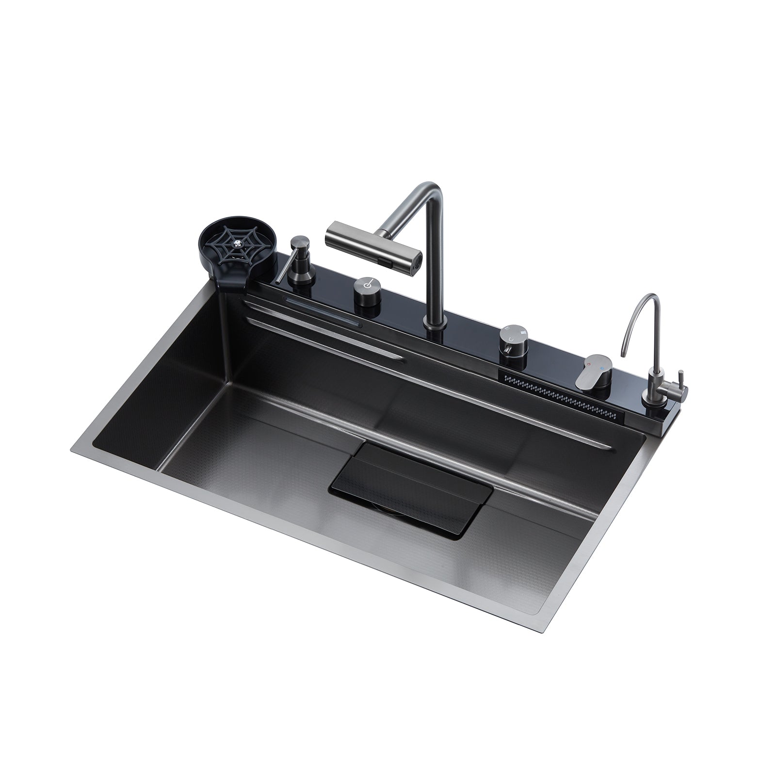 Fregador Multifuncional de Acero Inoxidable 304 Satinado Amalfi 76 Drija