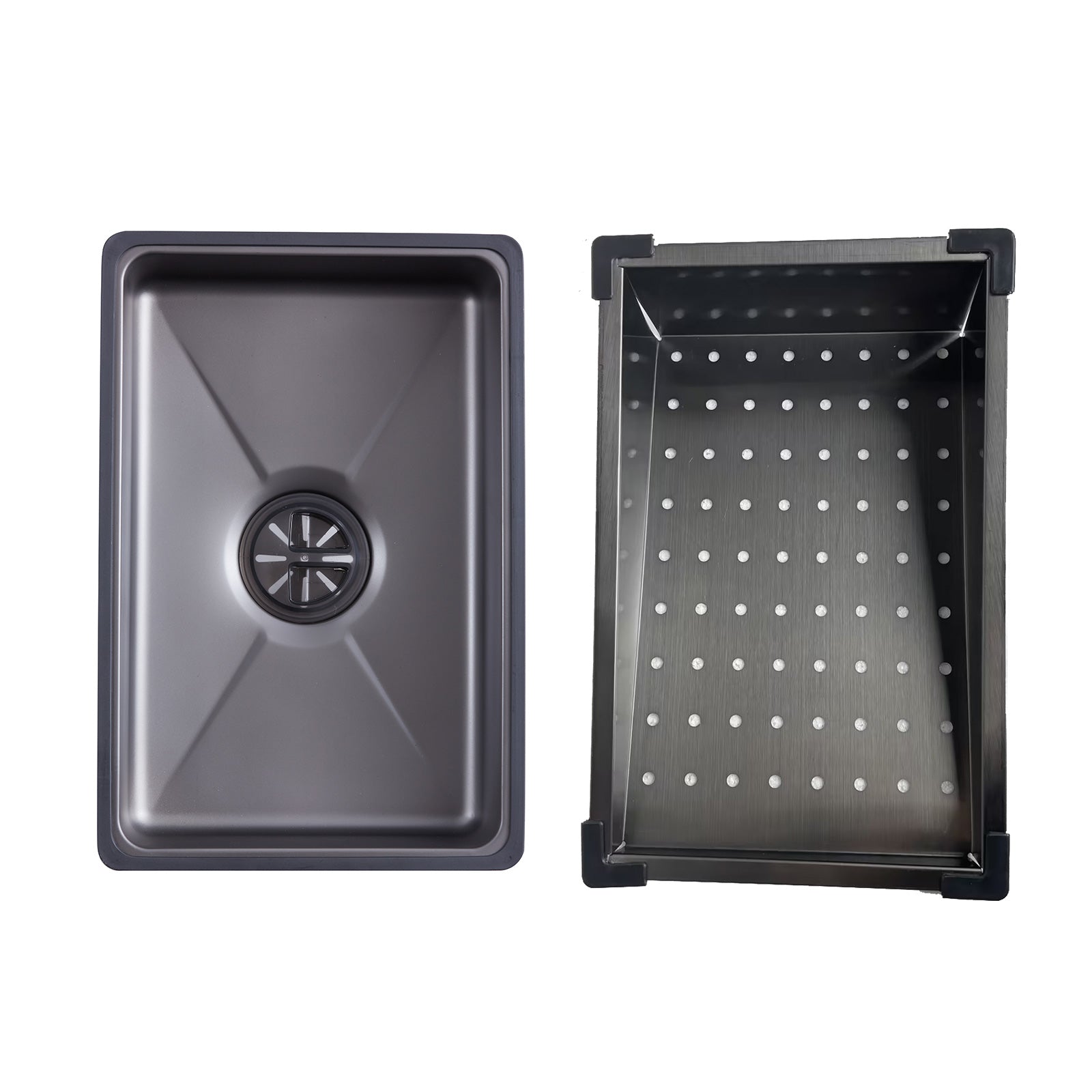 Fregador Multifuncional de Acero Inoxidable 304 Satinado Amalfi 84 Drija