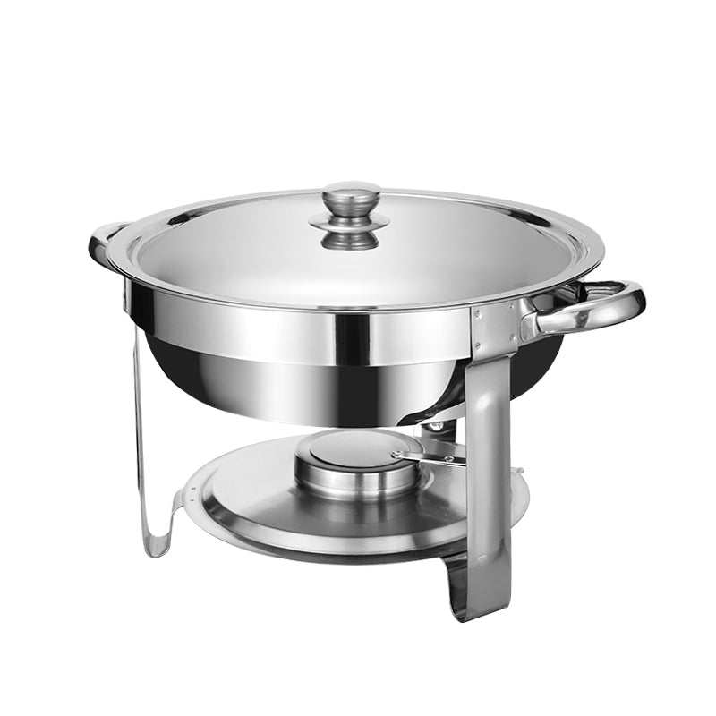 (LLEGANDO 20 DE DIC) Chafing Dish Redondo 4.5L en Acero Inoxidable NS416562 Buffet.