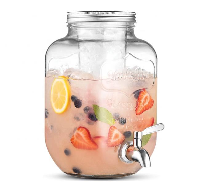 Envase de Vidrio con Dispensador 5L 27x16.5cm 401440 Selecto