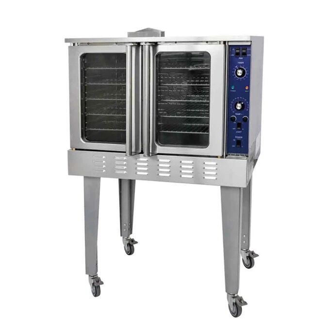 Horno Industrial de Convección a Gas 110V con Ruedas 5 Bandejas 70x50cm HSD-101G