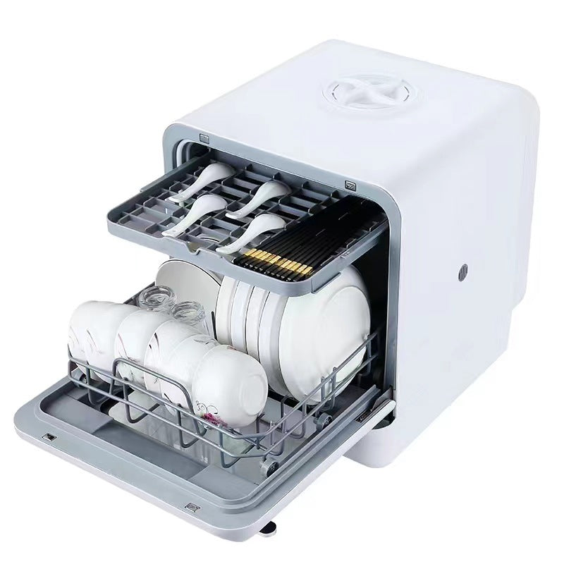 (LLEGANDO 27 DE MARZO) Lavavajillas Compacto Portátil. Dishwasher De Mesa 110V. 1000W Lavaplatos Con 4 Modos De Lavado. Lava platos. Portátil. Homestar HS-J06