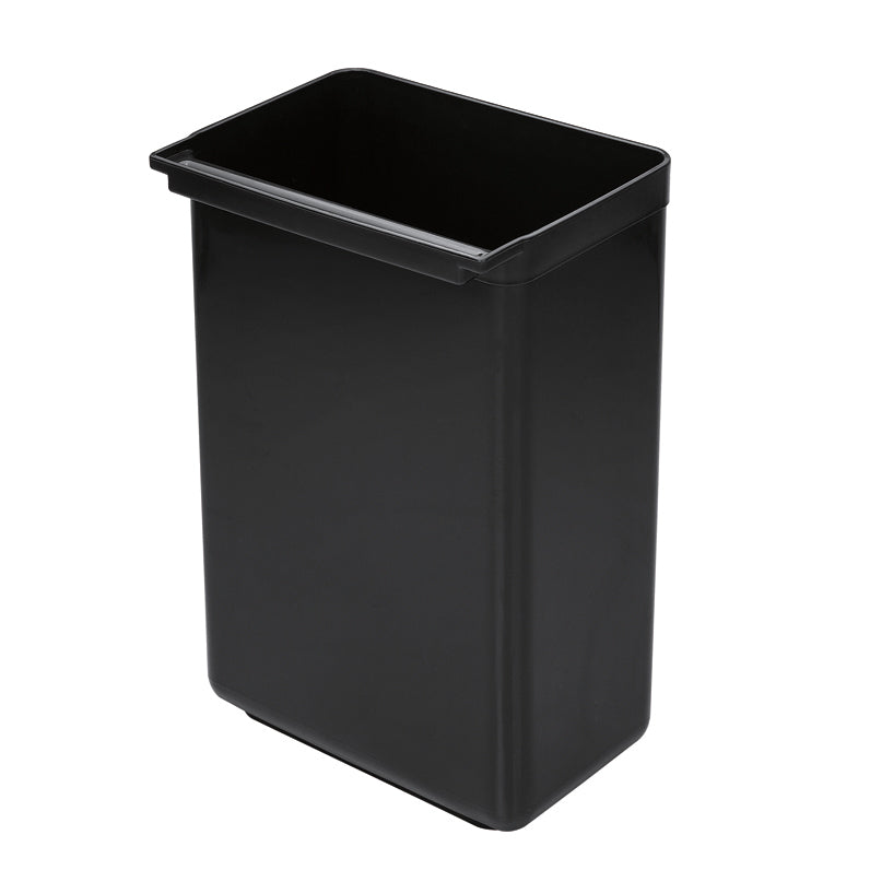 (LLEGANDO 30 DE SEPT) Cesta Contenedor Tinaco Plástico Negro para Carrito de Restaurante Accesorio para HVB805001 | 805021 *No Incluye el carrito*