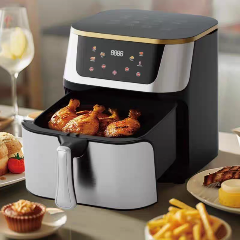 (LLEGANDO 27 DE MARZO) Freidora de Aire 8L Negro Digital Homestar HS-213