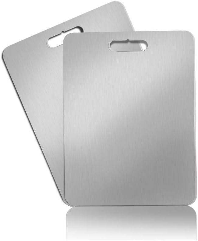 Tabla de Picar de Acero Inoxidable 2 Tamaños Disponibles
