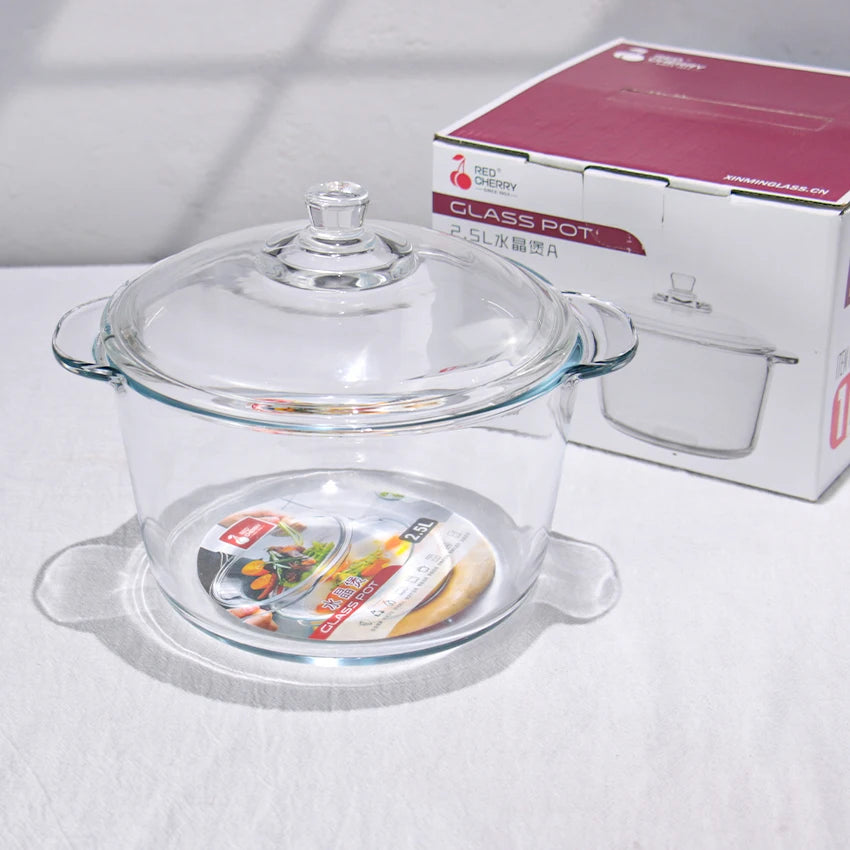 Olla con Tapa de Vidrio 2.5L 85902