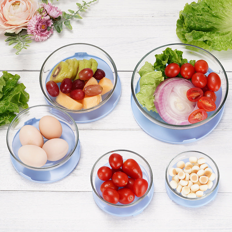 Set 5 Envases de Vidrio con Tapa Lotus 164-1004