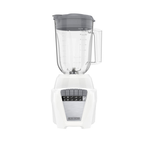 Licuadora Ice Crush Jarra Plástica 1.6L 700W Blanco Black and Decker BL0877-1WDLA