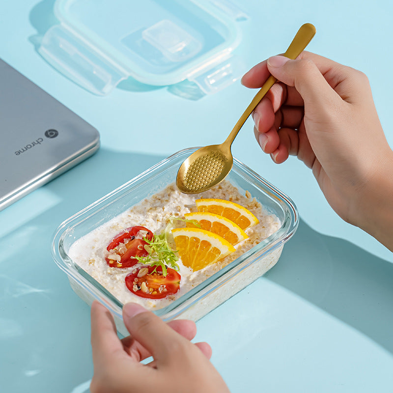 Envase de Vidrio con Tapa 410ml 16767-1-1 Lonche. Lonchera. Vasija.