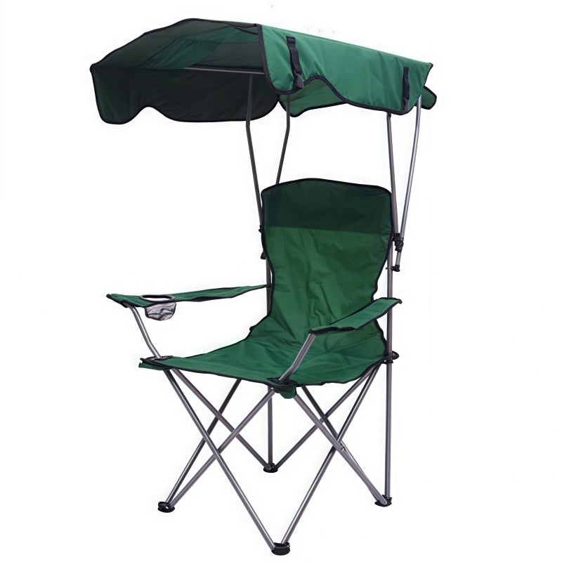 Silla Playero Plegable con Techo Verde BCH-NM26-GR