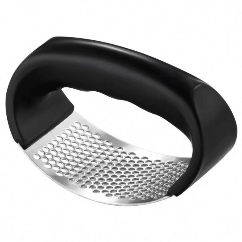 Majador y Triturador de Ajo de Acero Inoxidable con Mango Ergonómico 88706