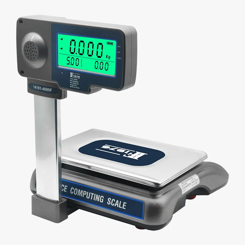 Balanza Digital con Pantalla LED 40kg con Calculadora de Precio Recargable F1976