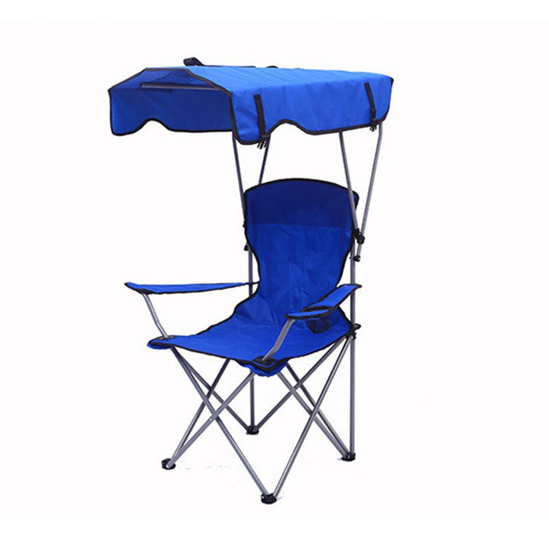 Silla Playero Plegable con Techo Azul, Rojo y Verde FSK9817