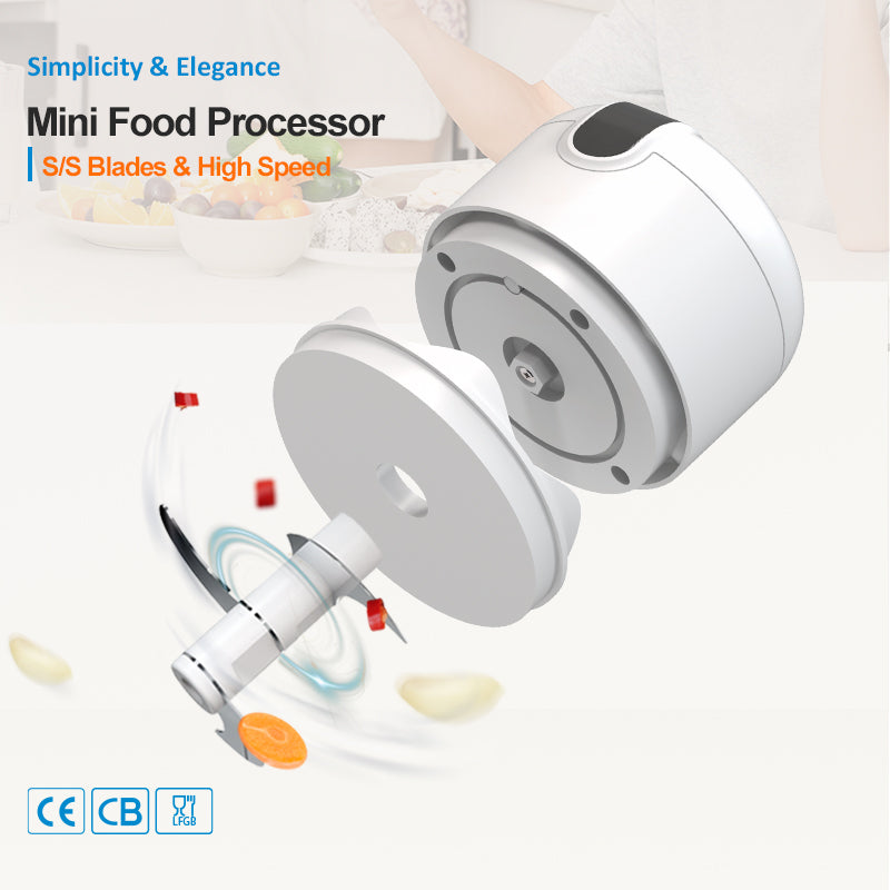 Mini Procesador de Alimentos Recargable 89556 Picatodo. Triturador.